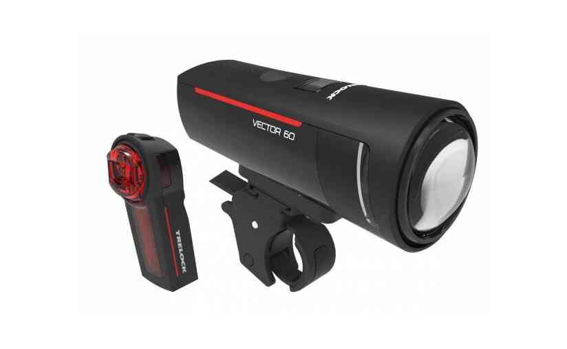Trelock LS 600 I-Go Vector 60 & LS740 Vector rear Beleuchtungsset Rabatt