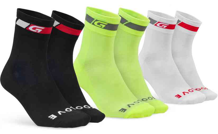 GRIPGRAB Tricolore Regular Cut Sommer Socken 3er-Pack Saisonale Angebote