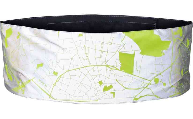 WOWOW Wrap It City Map Reflective Band Neueste Stile